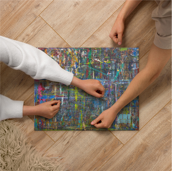 Jigsaw Puzzle by Artist Table Detail