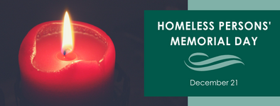 December 21st is National Homeless Persons’ Memorial Day