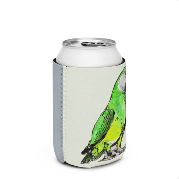 Can cooler with artwork by Damian Todd
