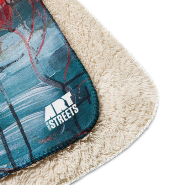 AFTS Collaborative Art Sherpa Blanket