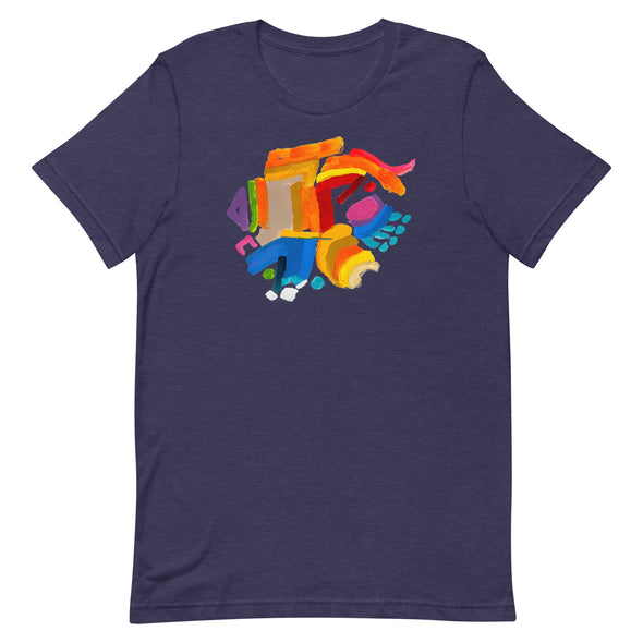 Unisex t-shirt with artwork by Marilyn Swartz