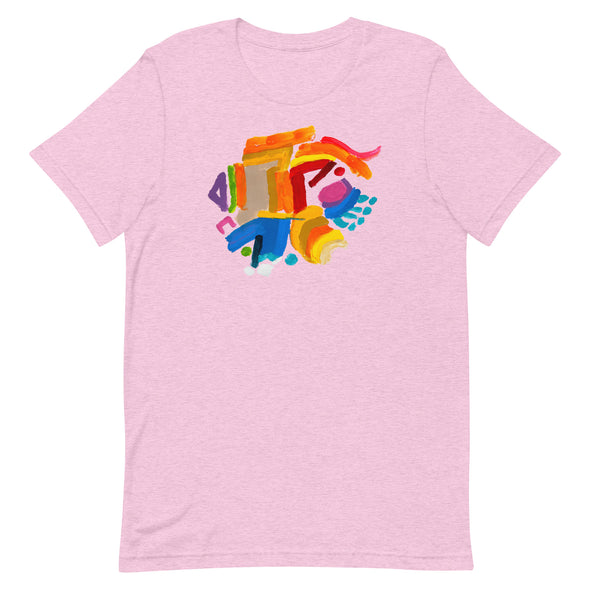 Unisex t-shirt with artwork by Marilyn Swartz