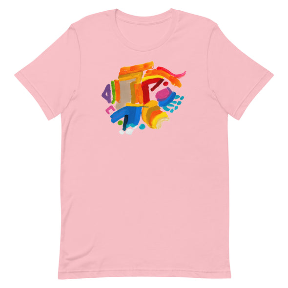 Unisex t-shirt with artwork by Marilyn Swartz