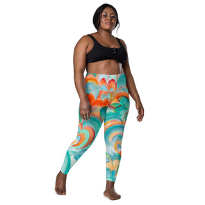 Full Length Leggings; artwork by Angelique Catero