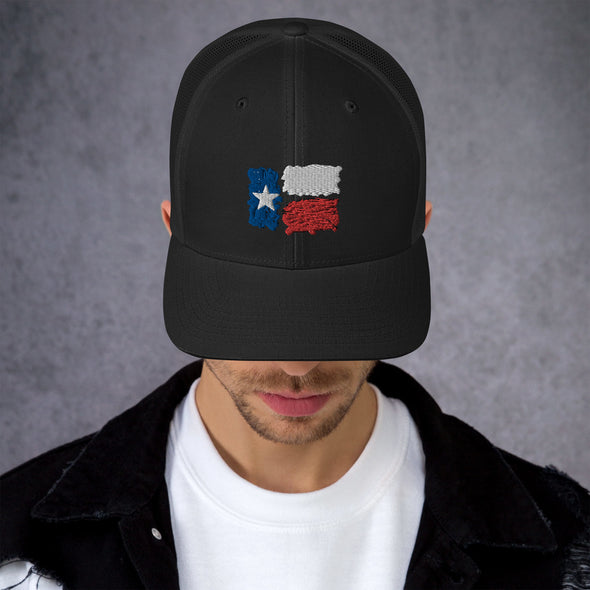 Hat w/ Texas Flag by David Schumaker