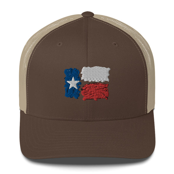 Hat w/ Texas Flag by David Schumaker