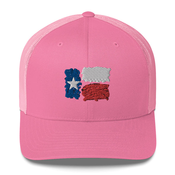 Hat w/ Texas Flag by David Schumaker